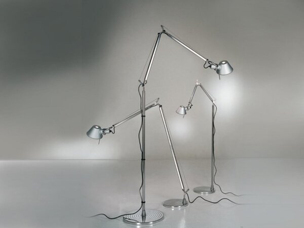 Lampada da terra Artemide, Nero, Soggiorno, Alluminio, Design