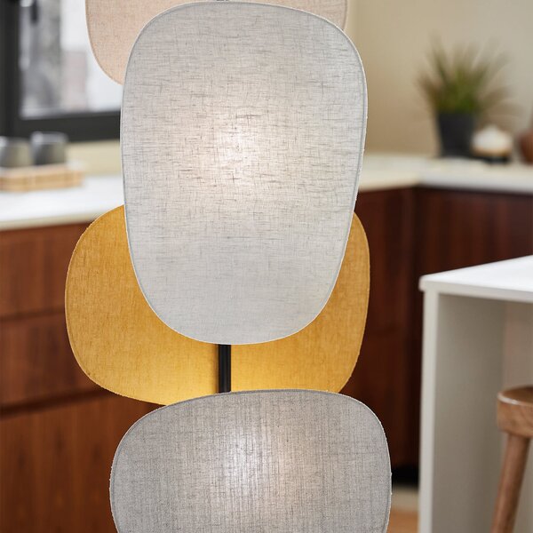 Lampada da terra MARKET SET, Screen 70's, Multicolore, Soggiorno, Tessuto / Tessile, Design
