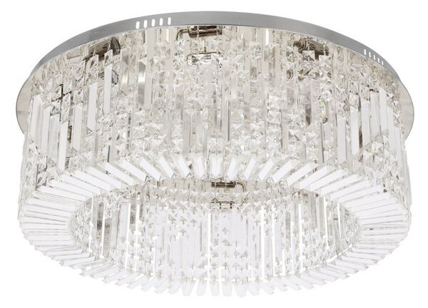 Lampada da soffitto Maranga cromata 10xE14x10W cristallo, dimensioni: 28x78x85 cm, IP20, Candellux