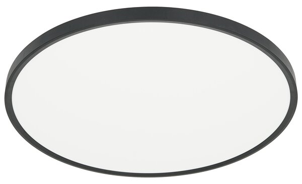 Plafoniera LED rotonda bianco e nero da 50 W, tonalità di bianco 5400 lm, materiale plastico, dimensioni: 2,7 x 60 x 60 cm, IP40, Milagro