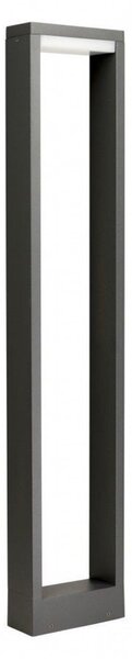 Paletto da giardino per esterni 80 cm LED 7W grigio scuro IP54 forma SU-MA YB19502