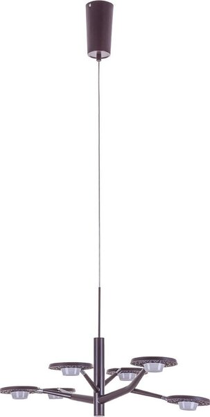 Italux Kresyda LED lampada a sospensione moderna Bronzo AD16014-6B CAFFE' SCURO