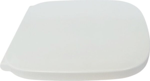 Sedile WC Ramm compatibile con Roca Debba, realizzato in duroplast antibatterico, con cerniera in metallo