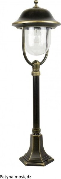 Lampada da giardino 87x25 cm 1xE27 60W Patina ottone IP43 Prince K SU-MA