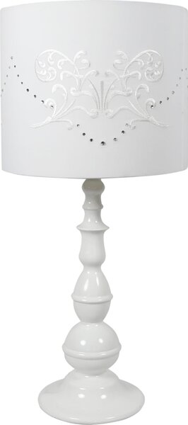 Lampada da tavolo LANS bianca 1xE27x60W in metallo, dimensioni: 53x25x25 cm, IP20, Candellux