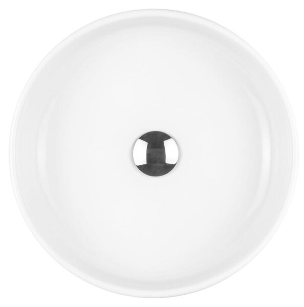 Lavabo da incasso rotondo OLTENS, diametro 40 cm, con tecnologia SmartClean