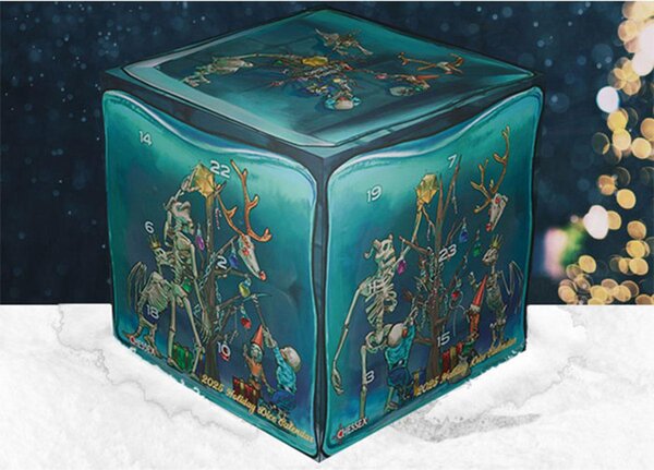 Calendario delle vacanze Chessex - Calendario dell'Avvento a cubetti 2025