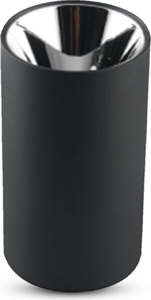 Faretto LED V-TAC - Montaggio a superficie - GU10 - IP20 - Nero + cromo