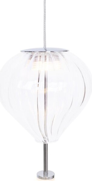 Lampada a sospensione LED PALLONCINI bianca 6W, bianco caldo, 480 lm, metallo, dimensioni: 180x12x12 cm, IP20, Maxlight
