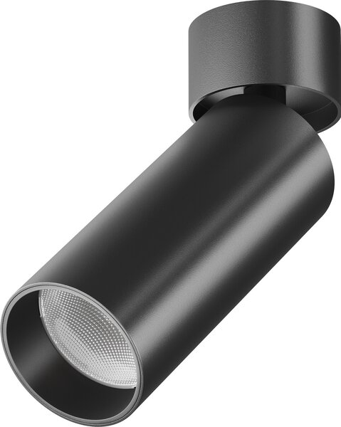 Plafoniera a LED Maytoni FOCUS, nera, 12 W, bianco neutro, a risparmio energetico