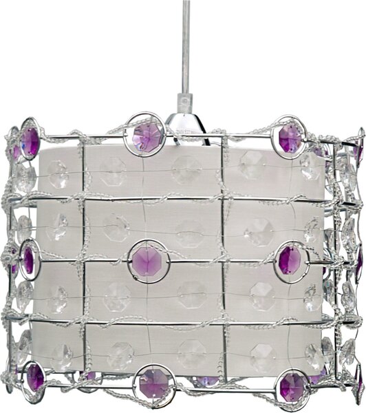 Candellux SENECA lampada a sospensione in cristallo 31-02976 cromo