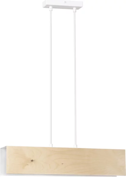 LAMPADA A SOSPENSIONE Emibig 2xE27 60W CARLO 2 BIANCA 611/2