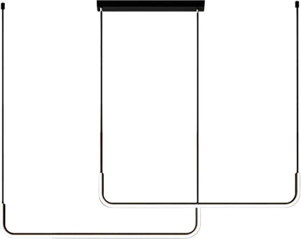 Lampada a sospensione HORIZON 22W LED nera 4000K 1400lm