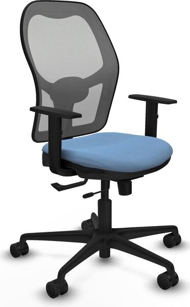 Sedia da ufficio Jorquera Piqueras y Crespo, modello 1D036N0, colore blu cielo