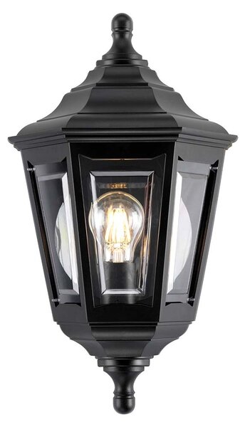 Lampada da parete per esterni nera E27 60W Kinsale Elstead