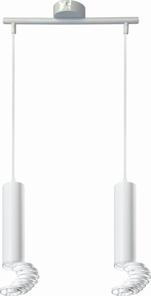 Lampada a sospensione TUBA 2X50W GU10 6/30 BIANCO 32-78636 Candellux