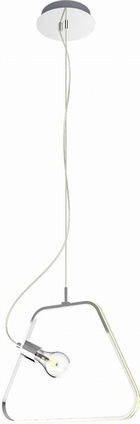 Lampada a sospensione IKARIA cromata 2xE27x40W in metallo, dimensioni: 120x44x14 cm, IP20, Candellux