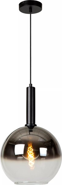 Lampada a sospensione MARIUS nera 1xE27x40W in metallo, dimensioni: 150x30x30 cm, IP20, Lucide