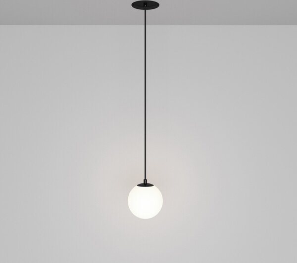 Lampada a sospensione Maytoni Luna Nero/Bianco, LED, alluminio/vetro, 330 lm, 4000 K, IP20