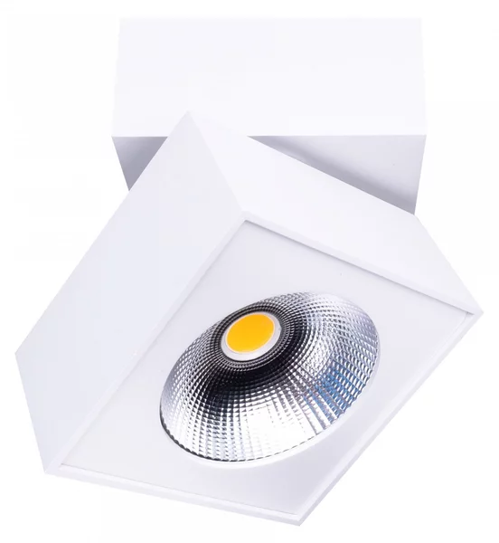 Proiettore LED quadrato ARTU bianco 15 W, luce calda, 1000 lm, metallo, dimensioni: 10x10x10 cm, IP20, Maxlight