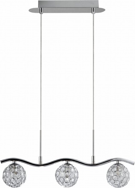 Candellux STARLET lampadario in cristallo 33-85743 cromo