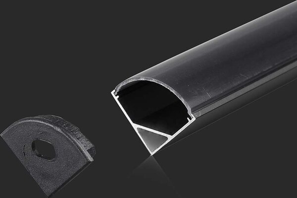 Strisce LED - Montaggio - Kit - Nero - IP20