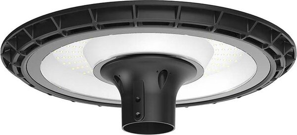 V-TAC VT-10121 Lampione LED da Giardino 120W pali ∅60mm Nero lampada 38x38x12cm 4000K IP65 - 23053
