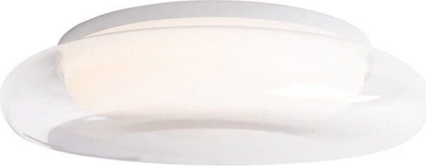 Plafoniera LED rotonda DUO bianca 10W, bianco caldo, 860 lm, metallo, dimensioni: 10x34x34 cm, IP20, Maxlight