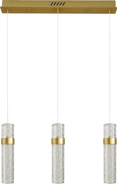 MILAGRO Lagos Lampada a sospensione LED Oro 24W, 1920lm