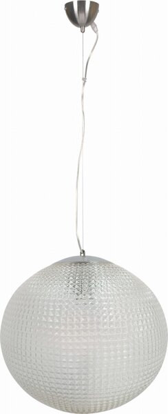 Lampada a sospensione LUCIDA cromata 1xE27x60W in vetro, dimensioni: 120x35x35 cm, IP20, Candellux