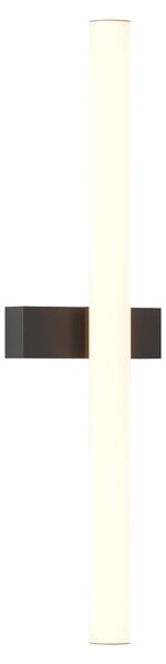 Applique LED a tubo luminoso THORA bianco e nero 12 W, luce calda, 1200 lm, metallo, dimensioni: 60 x 16 x 8,5 cm, IP44, Maxlight