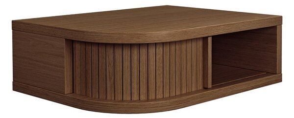 Comodino marrone con effetto noce Farsta – Woodman