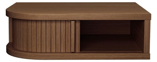 Comodino marrone con effetto noce Farsta – Woodman