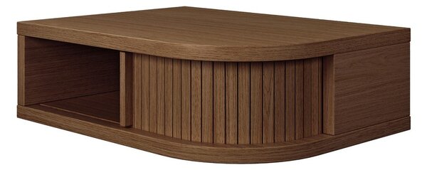 Comodino marrone con effetto noce Farsta – Woodman