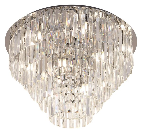 Lampadario MONACO cromato 15xG9x10W in metallo, dimensioni: 44x60x60 cm, IP20, Maxlight