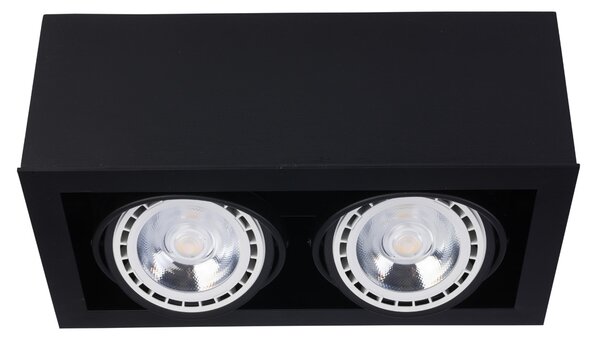 Lampadario BOX nero 2xES11 15W in legno, dimensioni: 13,5x35,4x19 cm, IP20, Nowodvorski Lighting
