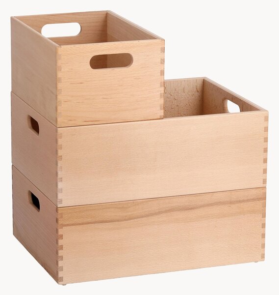 Set di 6 scatole in legno di faggio Ally