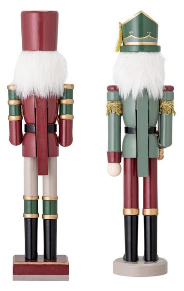 Statuette natalizie in set in legno 2 pz (altezza totale 38 cm) Darren – Bloomingville