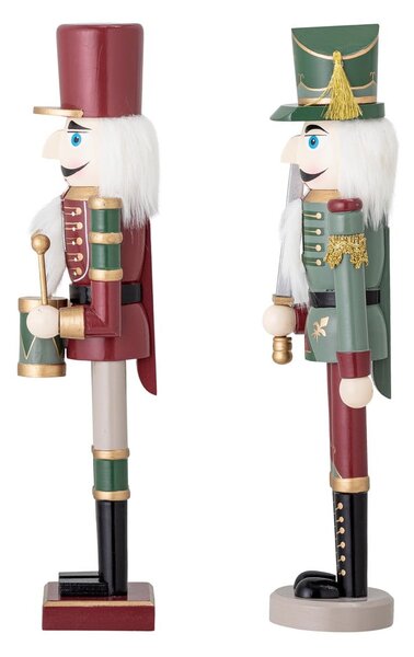 Statuette natalizie in set in legno 2 pz (altezza totale 38 cm) Darren – Bloomingville