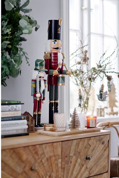Statuette natalizie in set in legno 2 pz (altezza totale 38 cm) Darren – Bloomingville