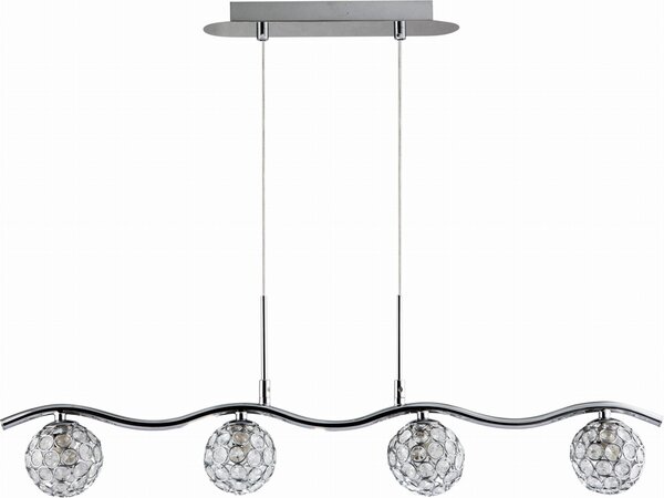 Candellux STARLET lampadario in cristallo 34-85750 cromo