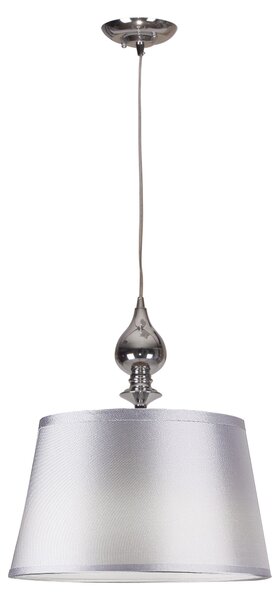 Lampada a sospensione moderna PRIMA - 1xE27, 60W, cromata / argento