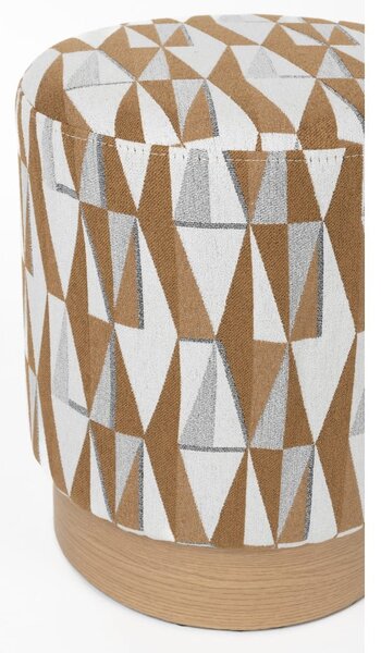 Poggiapiedi marrone Ziggy – White Label