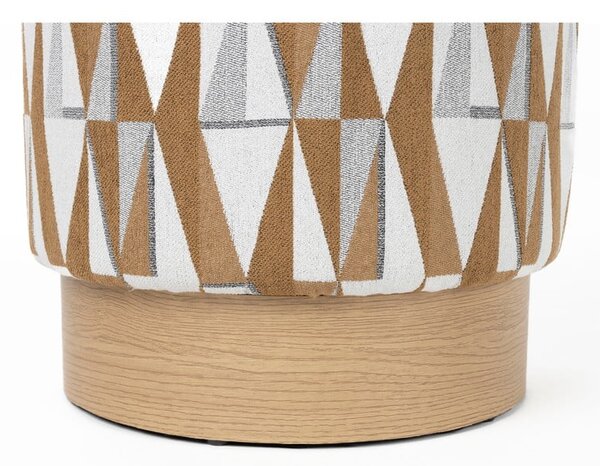 Poggiapiedi marrone Ziggy – White Label