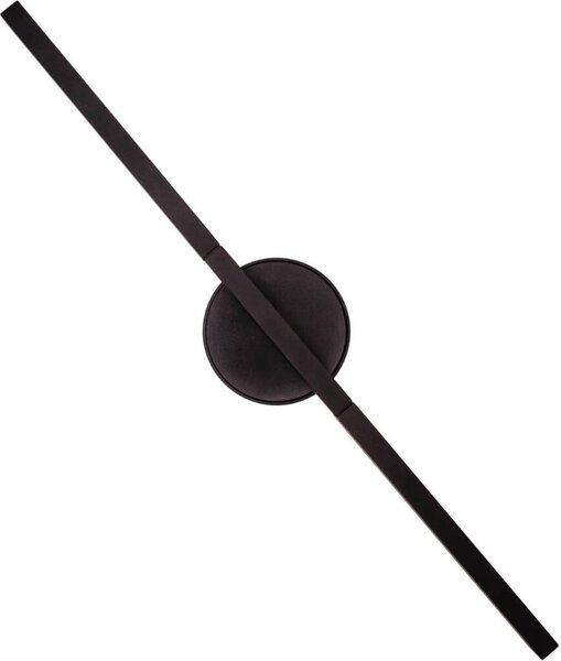 Applique a LED MERANO nera 10W, bianco caldo, 870 lm, alluminio, dimensioni: 45x8x8 cm, IP20, Maxlight
