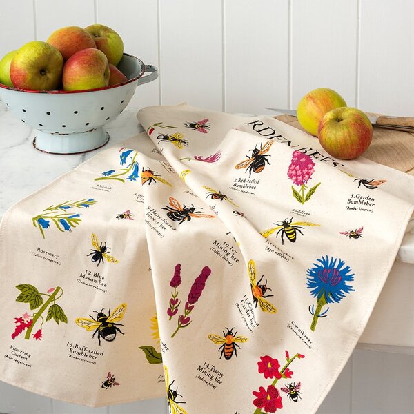 Strofinaccio in cotone 50x70 cm Garden Bees – Rex London