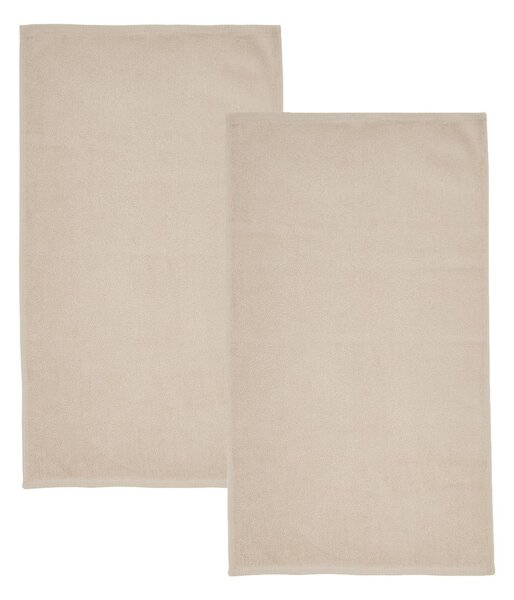 Set di asciugamani con asciugatura rapida e tipo terry beige in cotone 2 pz 90x140 cm Quick Dry – Catherine Lansfield