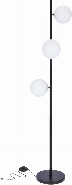 Candellux Lampada da terra nera Kama per lampadina 3x G9 53-01238