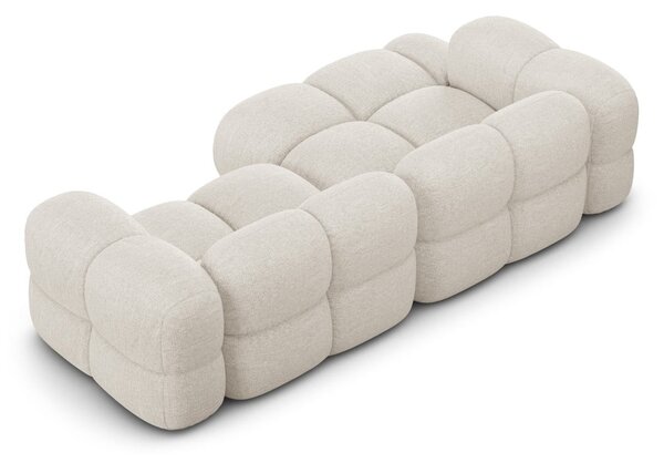 Divano angolare beige (con penisola a sinistra/con chaise lounge) Loretto – Cosmopolitan Design