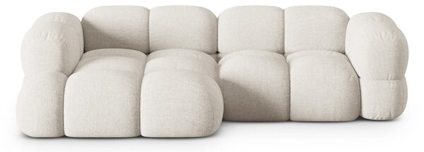 Divano angolare beige (con penisola a sinistra/con chaise lounge) Loretto – Cosmopolitan Design